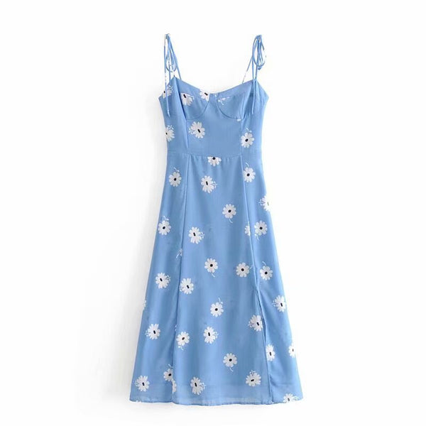 Blue Daisy Dress