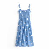 Blue Daisy Dress