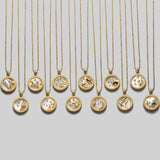 Zodiac Constellation Coin Necklace