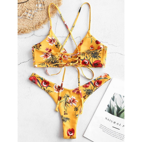Tropical Floral Bikini