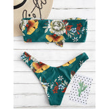 Tropical Bandeau Bikini