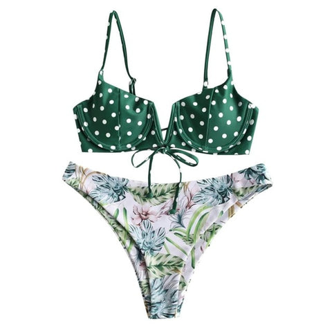 Mitch Match Floral Bikini