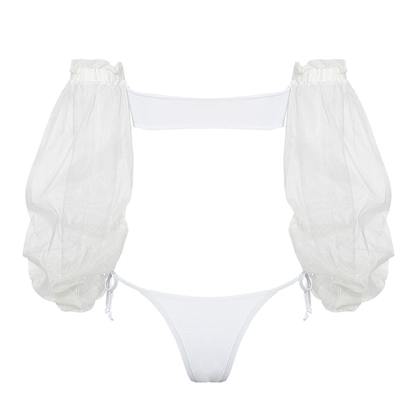 Ruffle Sleeve Bikini