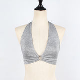 V Neck Crop Top