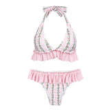 Pink Ruffles Bikini