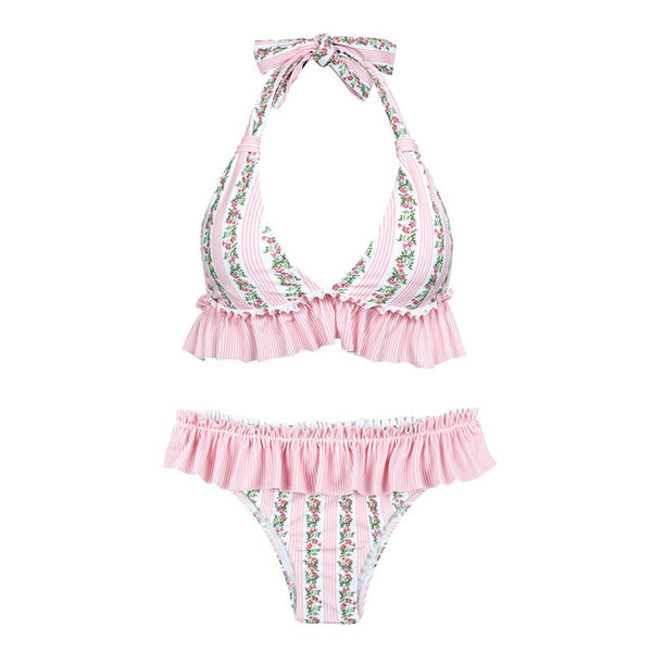 Pink Ruffles Bikini