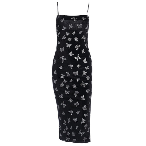 Black Butterfly Dress