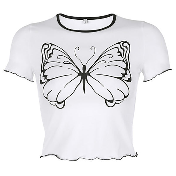 Black Butterfly Top