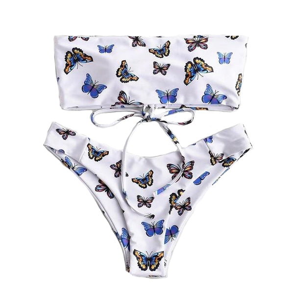Butterfly Print Bikini