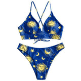 Star Sun Moon Lace Bikini